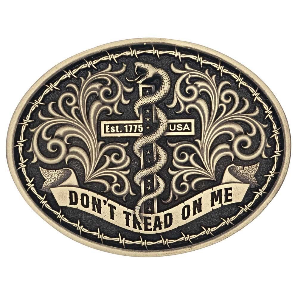 5168 2nd Amendment Series Attitude Western Belt Buckle Patriot's Faith
